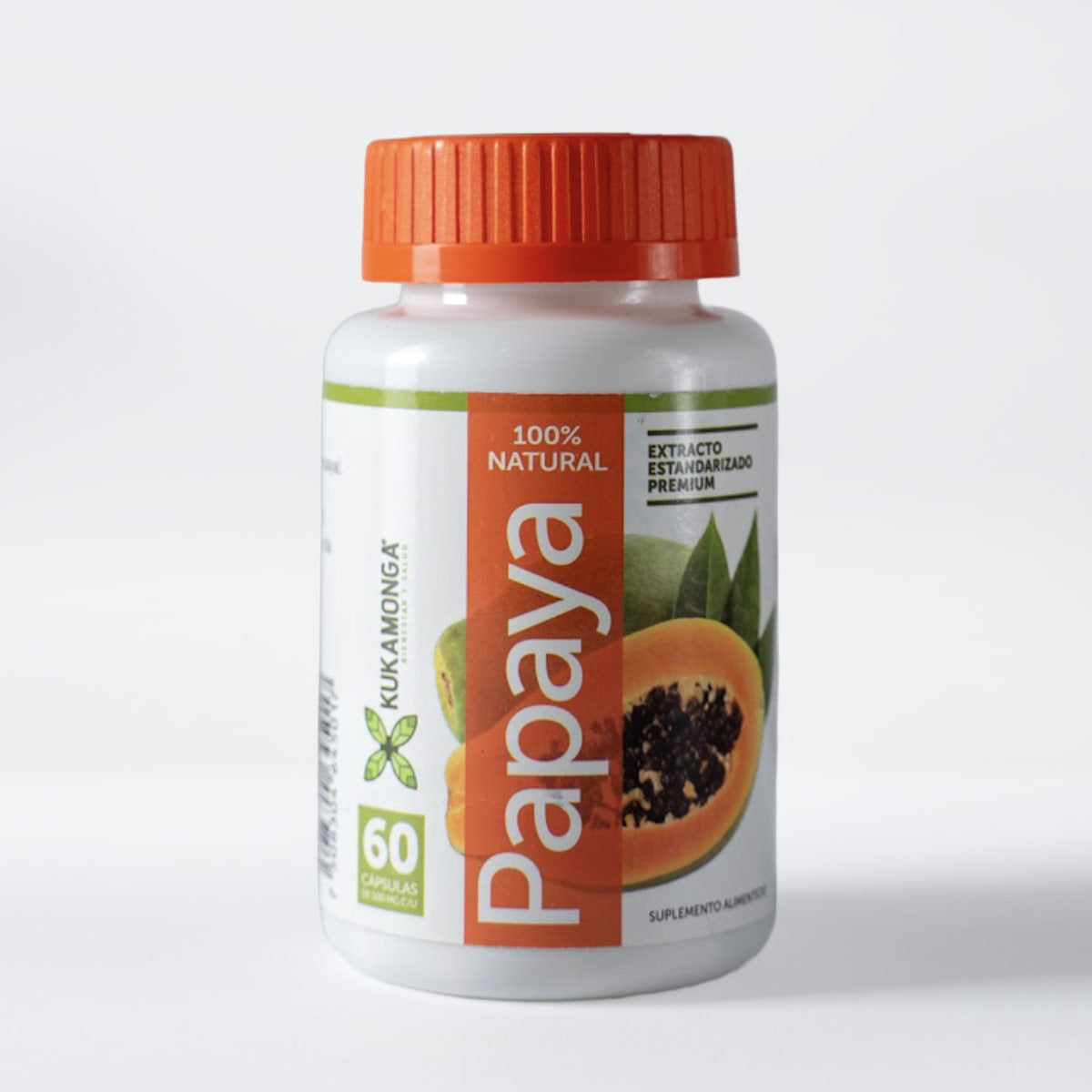 Papaya — 60 Cápsulas